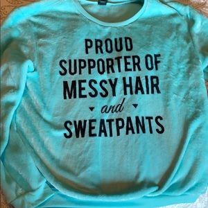 Soft fuzzy sweatshirt